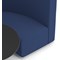 Mawsley Modular Seating Set Circular Sofa, High Back, With Black Table, Era - Perennial