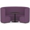Mawsley Modular Seating Set Circular Sofa, High Back, With Black Table, Era - Prime