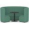Mawsley Modular Seating Set Circular Sofa, High Back, With Black Table, Era - Rest