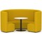 Mawsley Modular Seating Set Circular Sofa, High Back, With White Table, Era - Occasion