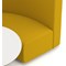 Mawsley Modular Seating Set Circular Sofa, High Back, With White Table, Era - Occasion