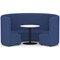 Mawsley Modular Seating Set Circular Sofa, High Back, With White Table, Era - Perennial