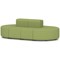 Mawsley Modular Seating Set Capsule Island, Low Back, 8 Seater, Era - Endurance