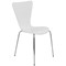 5 Star Recess Heavy Duty Chair White Pack of 4