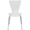 5 Star Recess Heavy Duty Chair White Pack of 4