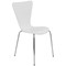 5 Star Recess Heavy Duty Chair White