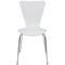 5 Star Recess Heavy Duty Chair White