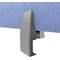5 Star PET Desk Edge Clamp Screen Holder, For Deskmount Screen, Silver, Pack of 2