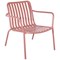 Lark Low Armchair Aluminium Brick Dust