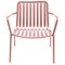 Lark Low Armchair Aluminium Brick Dust