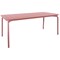 Lark Rectangular Slatted Table 1806mm Aluminium Brick Dust