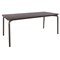Lark Rectangular Slatted Table 1806mm Aluminium Charcoal