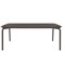 Lark Rectangular Slatted Table 1806mm Aluminium Charcoal