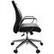 Slate Executive Chair with Fixed Arms Black/Chrome CH8111BKND