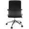 Slate Executive Chair with Fixed Arms Black/Chrome CH8111BKND