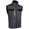 Beeswift Flex Workwear Two-Tone Gilet, Grey & Black, 3XL