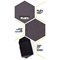 Beeswift Flex Softshell Two-Tone Jacket, Grey & Black, 3XL
