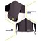 Beeswift Flex Softshell Two-Tone Jacket, Grey & Black, 3XL