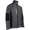 Beeswift Flex Softshell Two-Tone Jacket, Grey & Black, 4XL