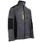 Flex Softshell Two-Tone Jacket, Grey & Black, Small
