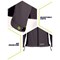 Flex Softshell Two-Tone Jacket, Grey & Black, Small