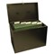 Cathedral Metal File Box Home Office, A4, Black