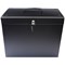 Cathedral Metal File Box Home Office, A4, Black