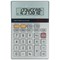 Sharp Desktop Calculator, 8 Digit, 4 Key, Battery/Solar Power, Silver