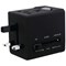 Swordfish VariPlug UK/Europe/US/Australia Universal Travel Adaptor USB Plug, Black