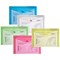 Snopake Foolscap Polyfile Classic Popper Wallets, Assorted, Pack of 5