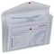Snopake A3 Polyfile Classic Popper Wallets, Clear, Pack of 5