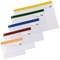Snopake A3 Zip Filing Bags, Assorted, Pack of 25
