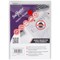 Snopake A6 Portrait Polyfile Popper Wallets, Clear, Pack of 5
