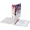Snopake Executive Presentation Ring Binder, A4, 4 D-Ring, 25mm Capacity, Clear