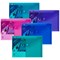 Snopake A5 Polyfile Popper Wallets, Assorted, Pack of 5