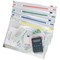 Snopake 250x180mm Zip Filing Bags, Assorted, Pack of 25