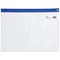 Snopake A4 Zip Filing Bags, Blue, Pack of 25