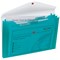 Snopake A4 Polyfile Trio Popper Wallets, Assorted, Pack of 5