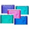 Snopake A4 Polyfile Trio Popper Wallets, Assorted, Pack of 5