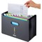 Snopake Eligo Expanding Desk Organiser, Polypropylene, 13 Part, A4, Black
