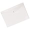 Snopake A4 Bio Polyfile Popper Wallets, Clear, Pack of 5