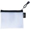 Snopake A6 Eva Mesh Zippa Bags, Black, Pack of 3