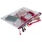 Snopake A4 Eva Mesh High Capacity Project Zippa Bag, Red