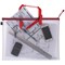 Snopake A3 Eva Mesh High Capacity Project Zippa Bag, Red