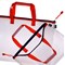 Snopake A3 Eva Mesh High Capacity Project Zippa Bag, Red