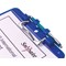 Snopake Clipboard with Pen Holder, A4, Blue Snopake Clipboard with Pen Holder, A4, Blue