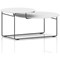 Solstice Coffee Table White Top Black Frame