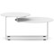 Solstice Coffee Table White Top White Frame
