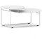 Solstice Coffee Table White Top White Frame