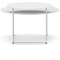 Solstice Coffee Table White Top White Frame